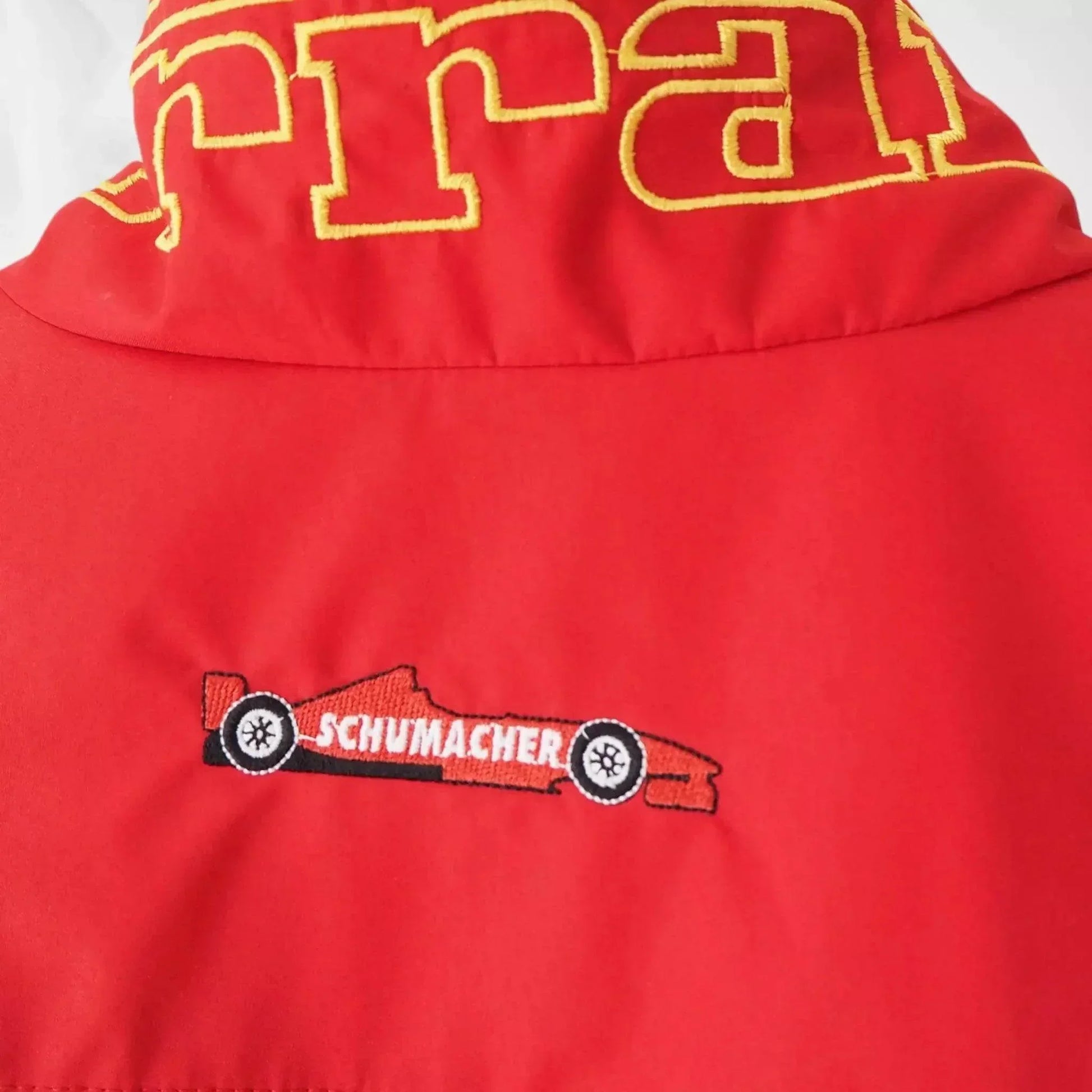 Vintage Ferrari Michael Schumacher 90's F1 Racing Team Jacket | Speed Racewear