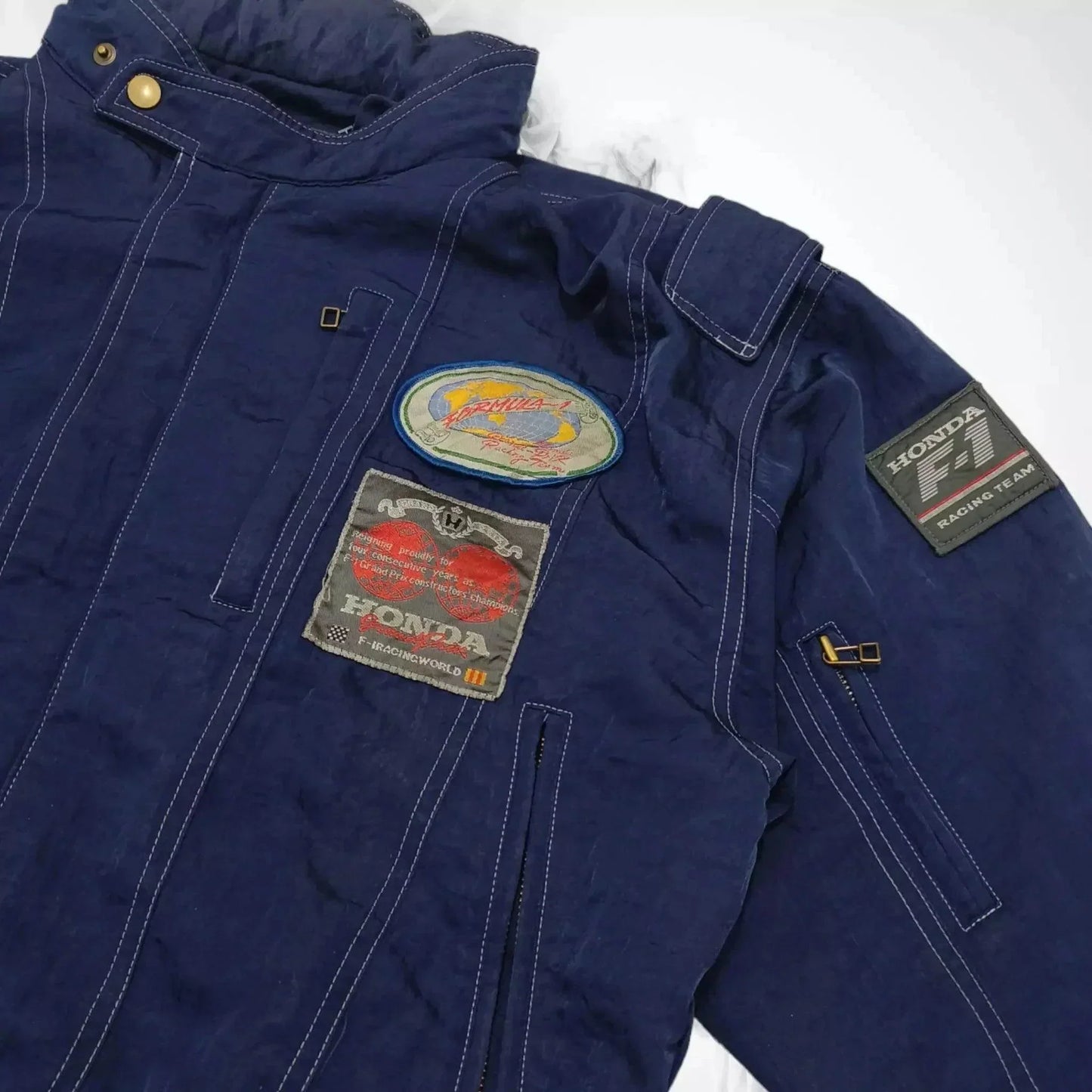 McLaren Ayrton Senna Marlboro Vintage F1 Racing Jacket | Speed Racewear