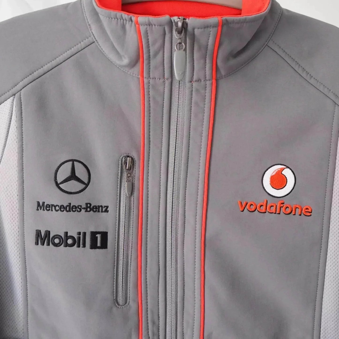 Vintage Mercedes Vodafone Racing Softshell Jacket | Speed Racewear