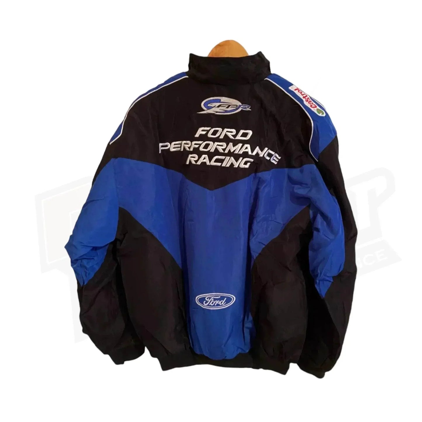 Vintage Navy/Blue Ford Performance Racing Bomber Jacket | Speed Racewear