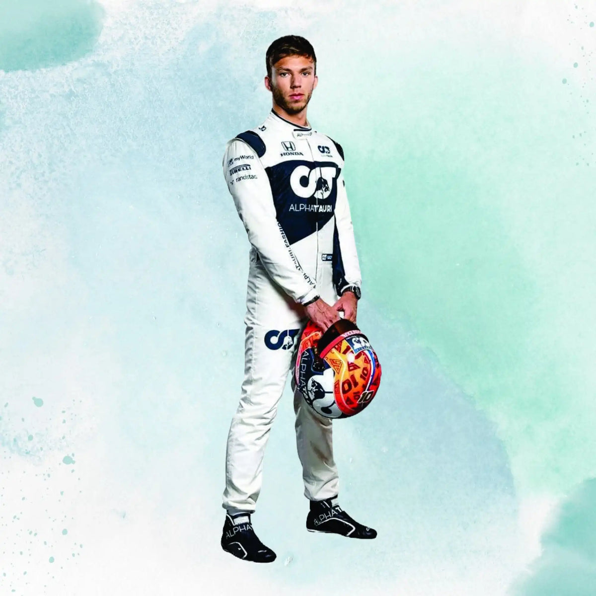 AlphaTauri Pierre Gasly 2021 F1 Team Replica Racing Suit - view 1