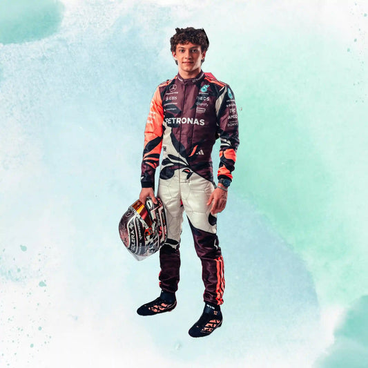 Andrea Kimi Antonelli 2025 Miami GP Mercedes AMG F1 Replica Racing Suit - view 2