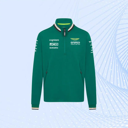 Aston Martin 2024 F1 Team 1 / 4 Zip Sweater - view 3