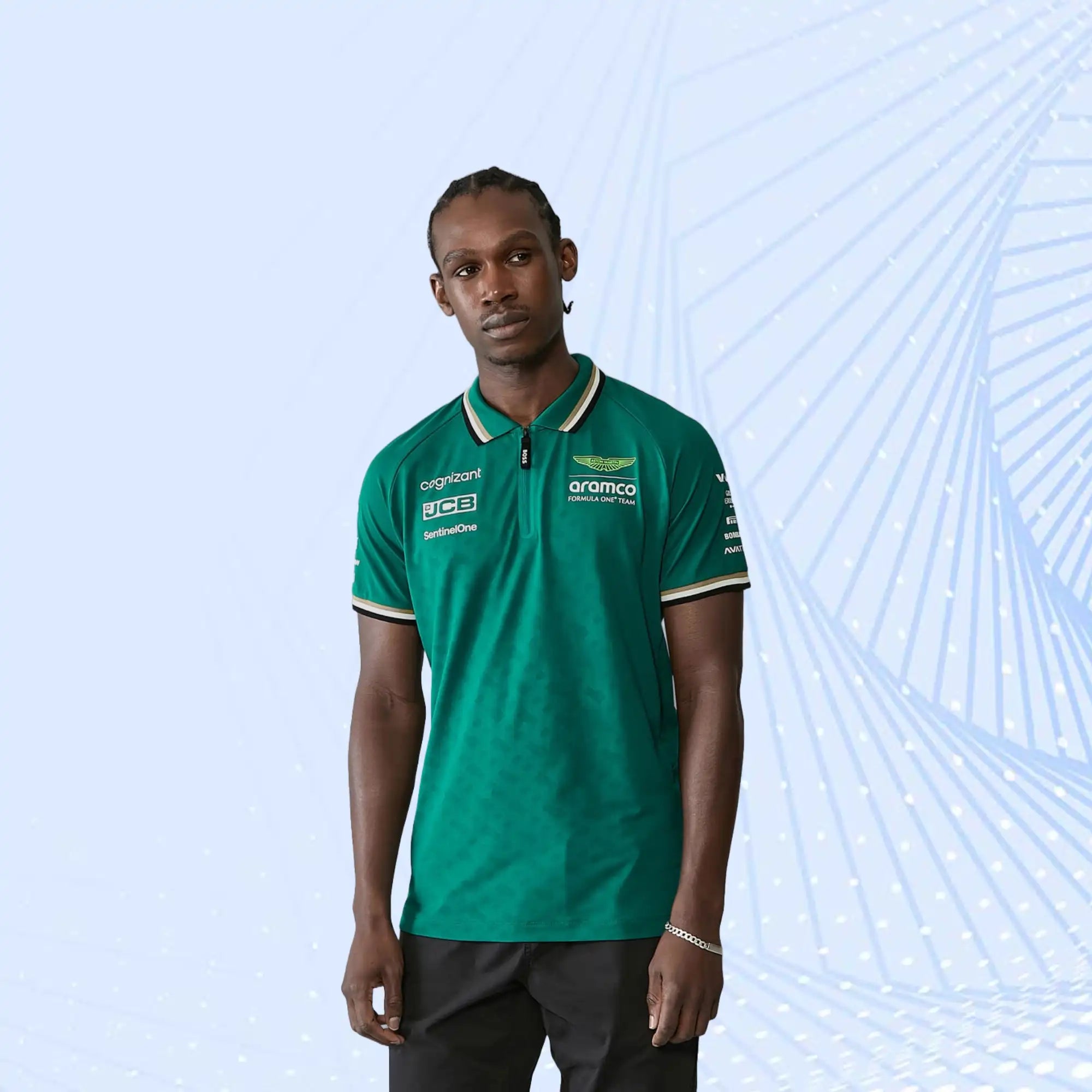Aston Martin 2024 F1 Team Polo - view 1