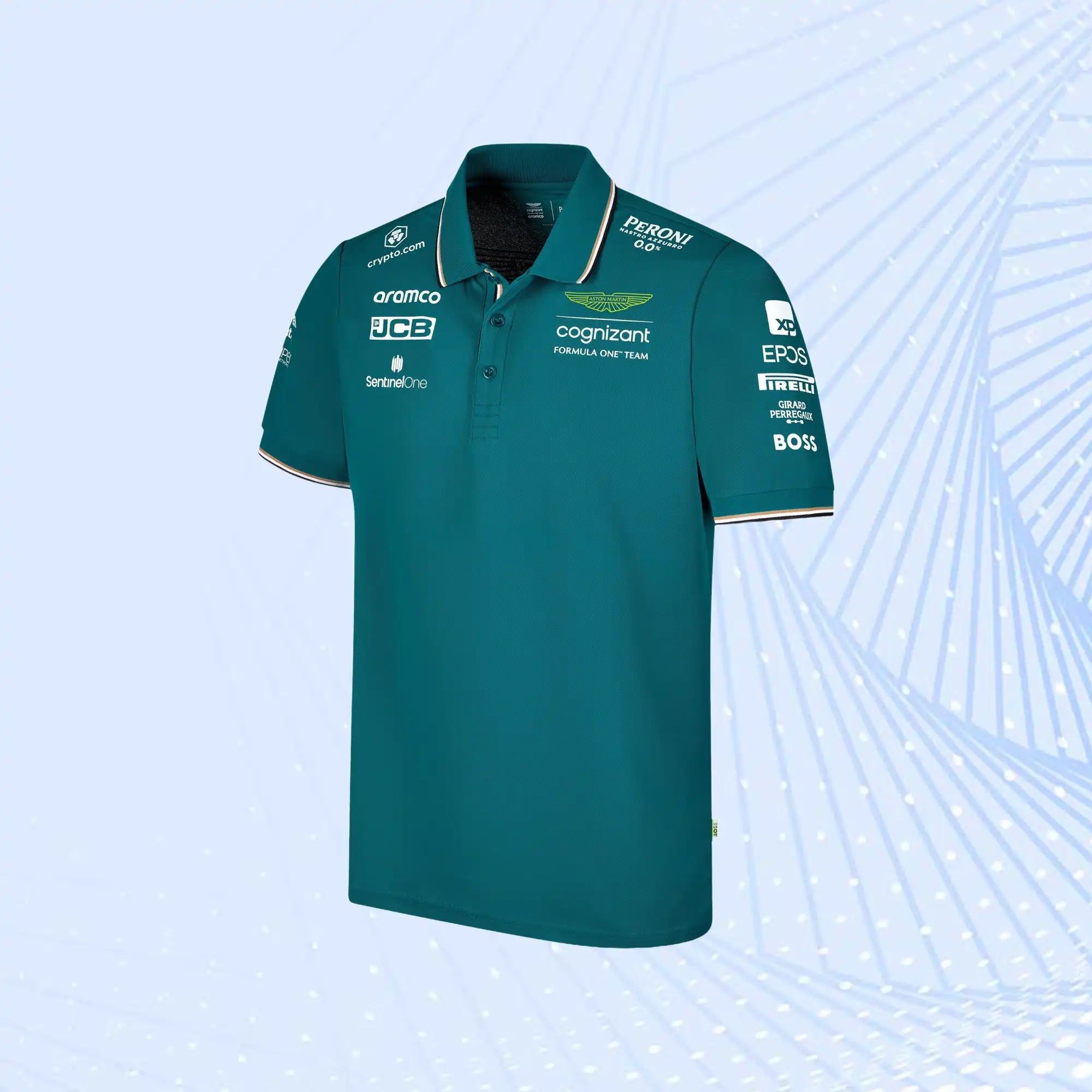 Aston Martin Aramco Cognizant F1 2023 Team Polo - view 2