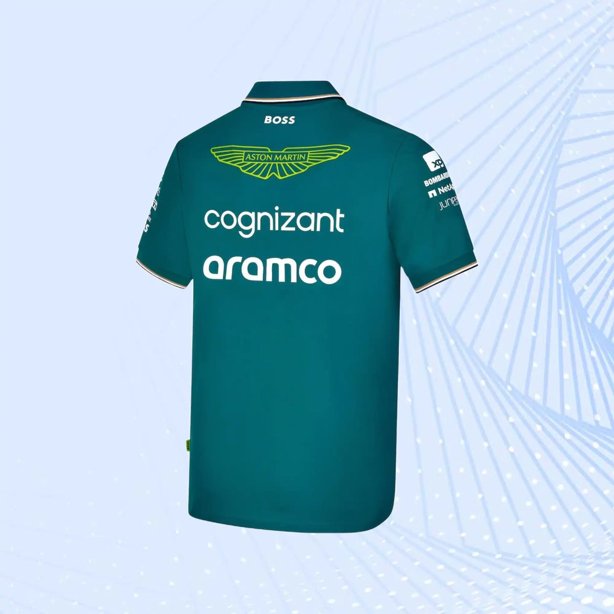 Aston Martin Aramco Cognizant F1 2023 Team Polo - view 3