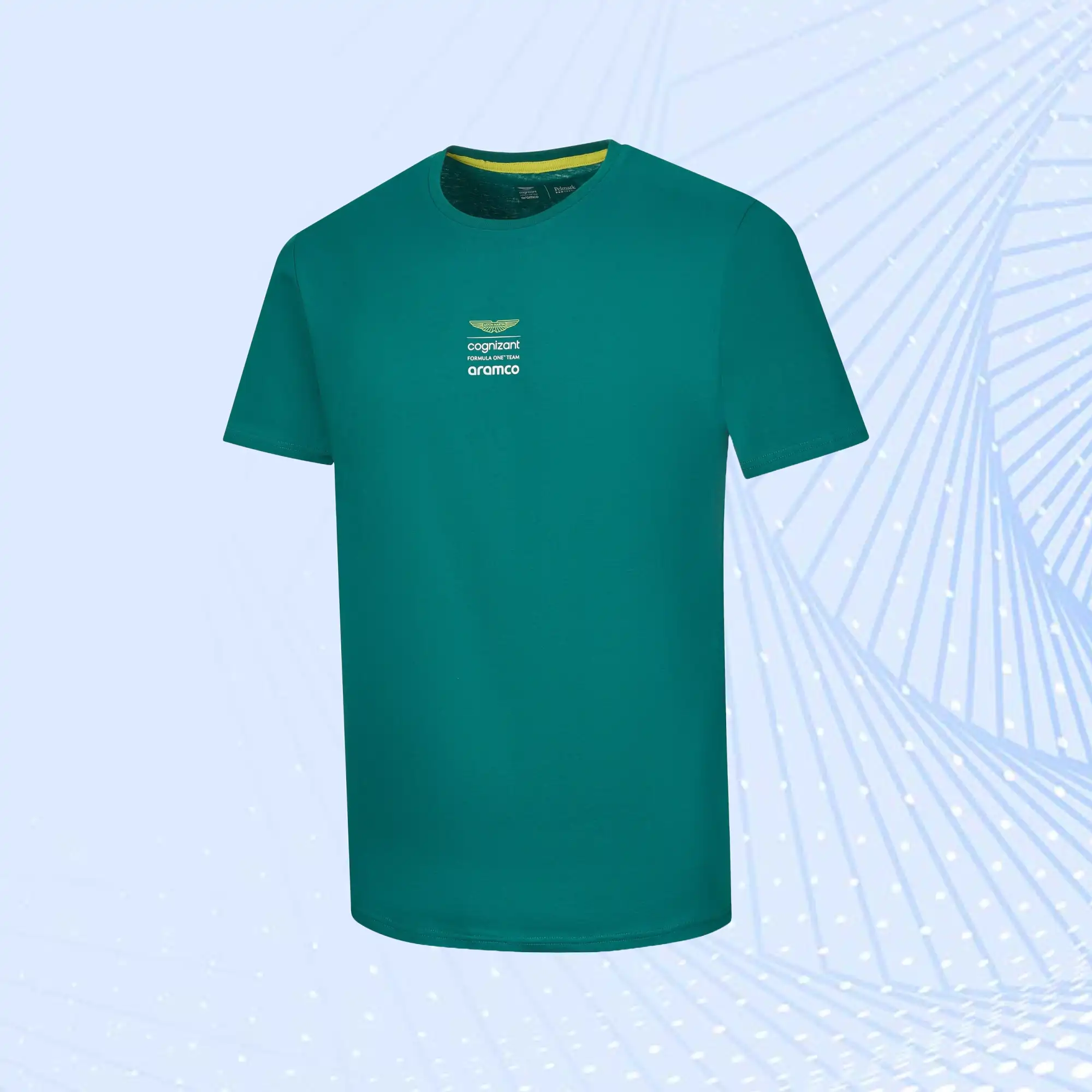 Aston Martin Aramco Cognizant F1 Lifestyle Logo T-Shirt- Green - view 2
