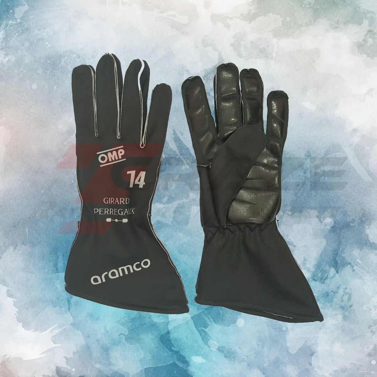 Aston Martin Fernando Alonso F1 2024 Gloves / Aston Martin F1 Replica Race Gloves - view 2
