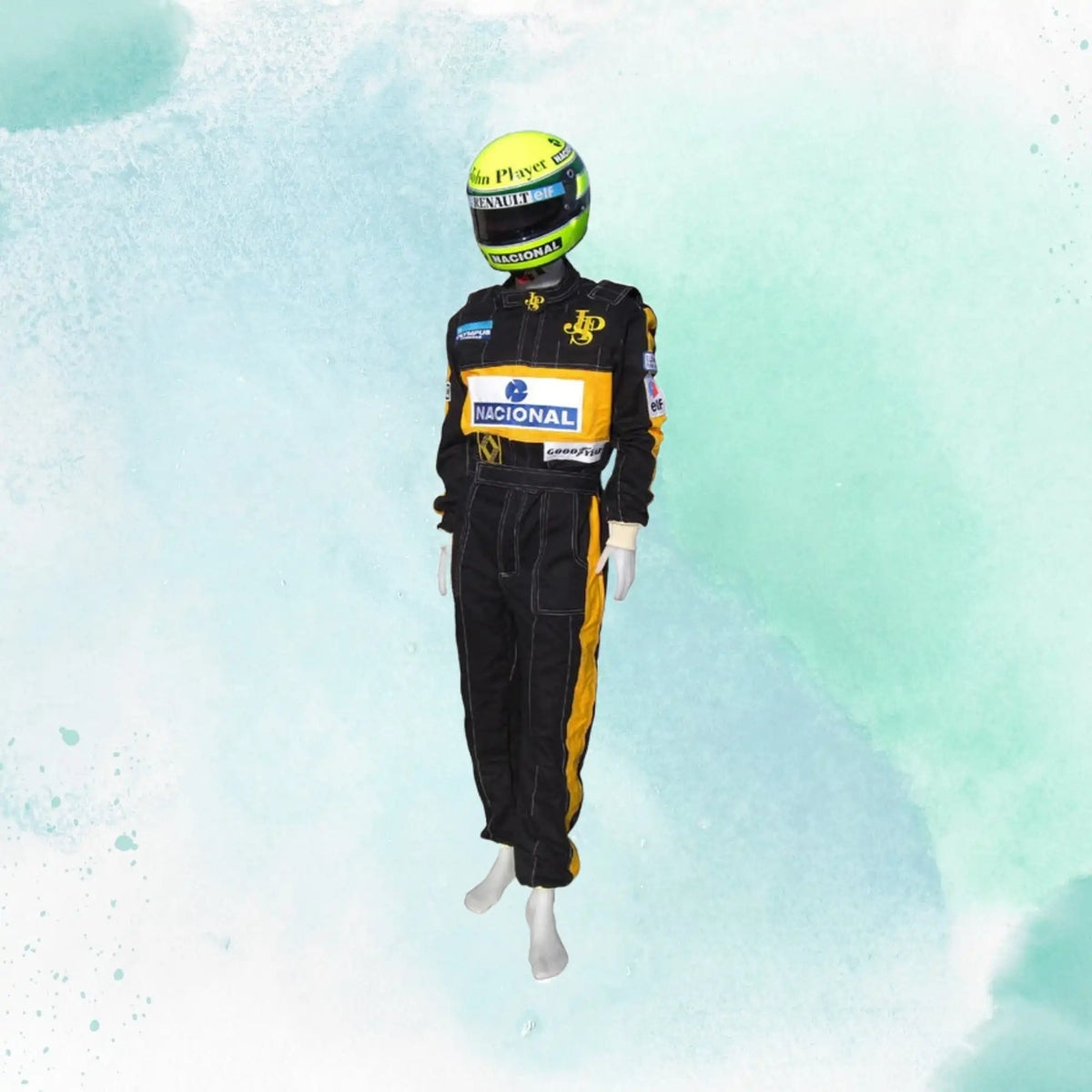 Ayrton Senna 1985 F1 JPS Embroidery Replica Race Suit - view 1