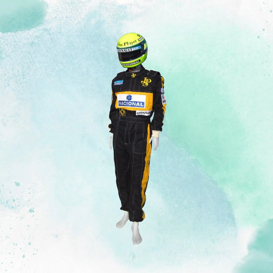 Ayrton Senna 1985 F1 JPS Embroidery Replica Race Suit - view 1