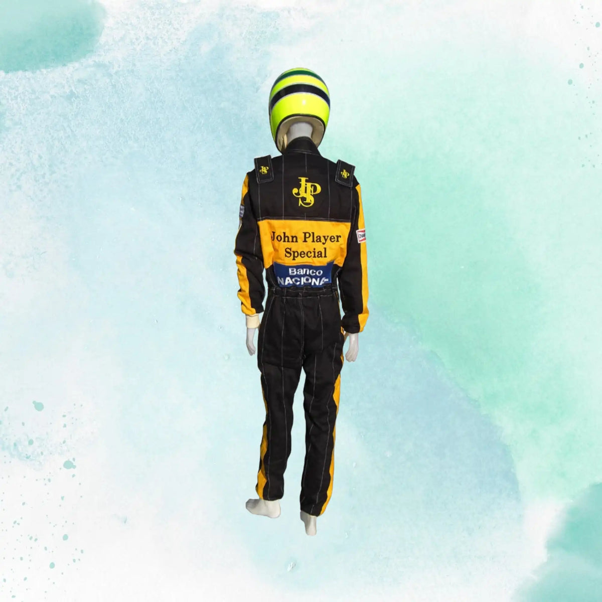 Ayrton Senna 1985 F1 JPS Embroidery Replica Race Suit - view 2