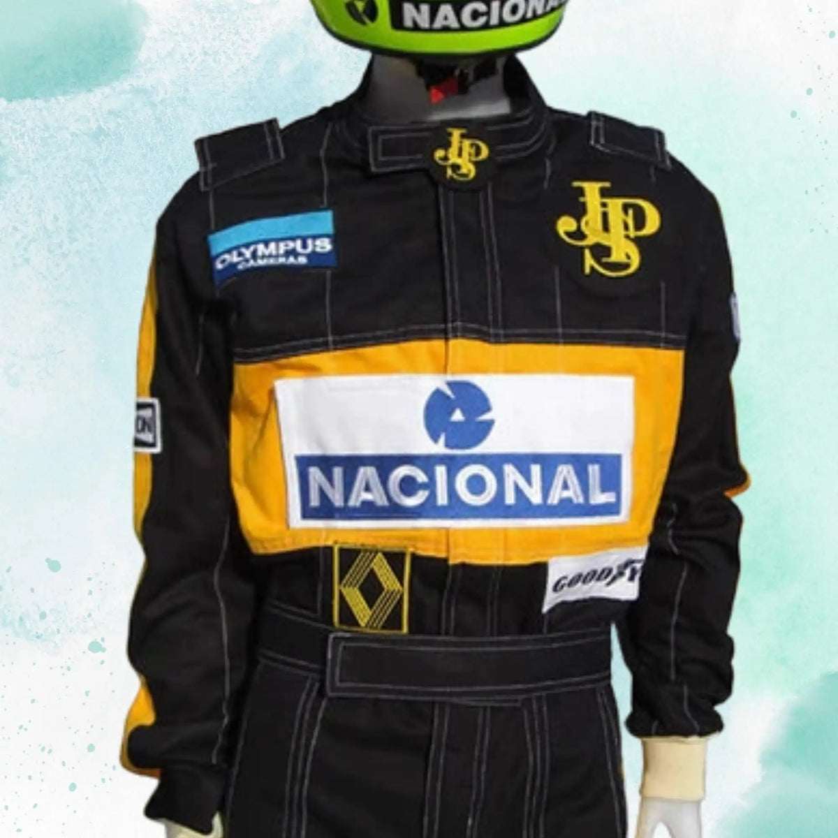 Ayrton Senna 1985 F1 JPS Embroidery Replica Race Suit - view 4