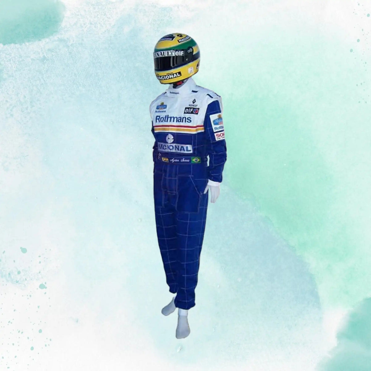 Ayrton Senna 1994 Williams F1 Replica Racing Embroidery / Patch Suit - view 1