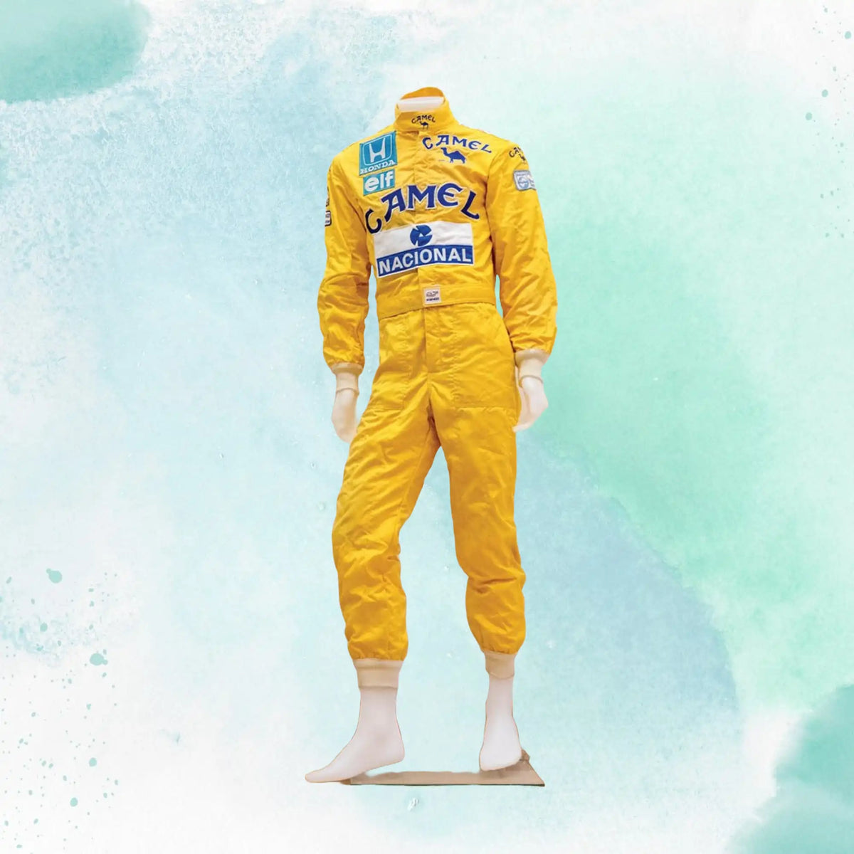 Ayrton Senna Camel 1987 Monaco GP- F1 Replica Embroidery Replica Race Suit - view 1