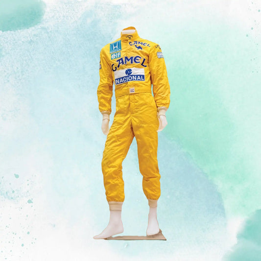 Ayrton Senna Camel 1987 Monaco GP- F1 Replica Embroidery Replica Race Suit - view 1