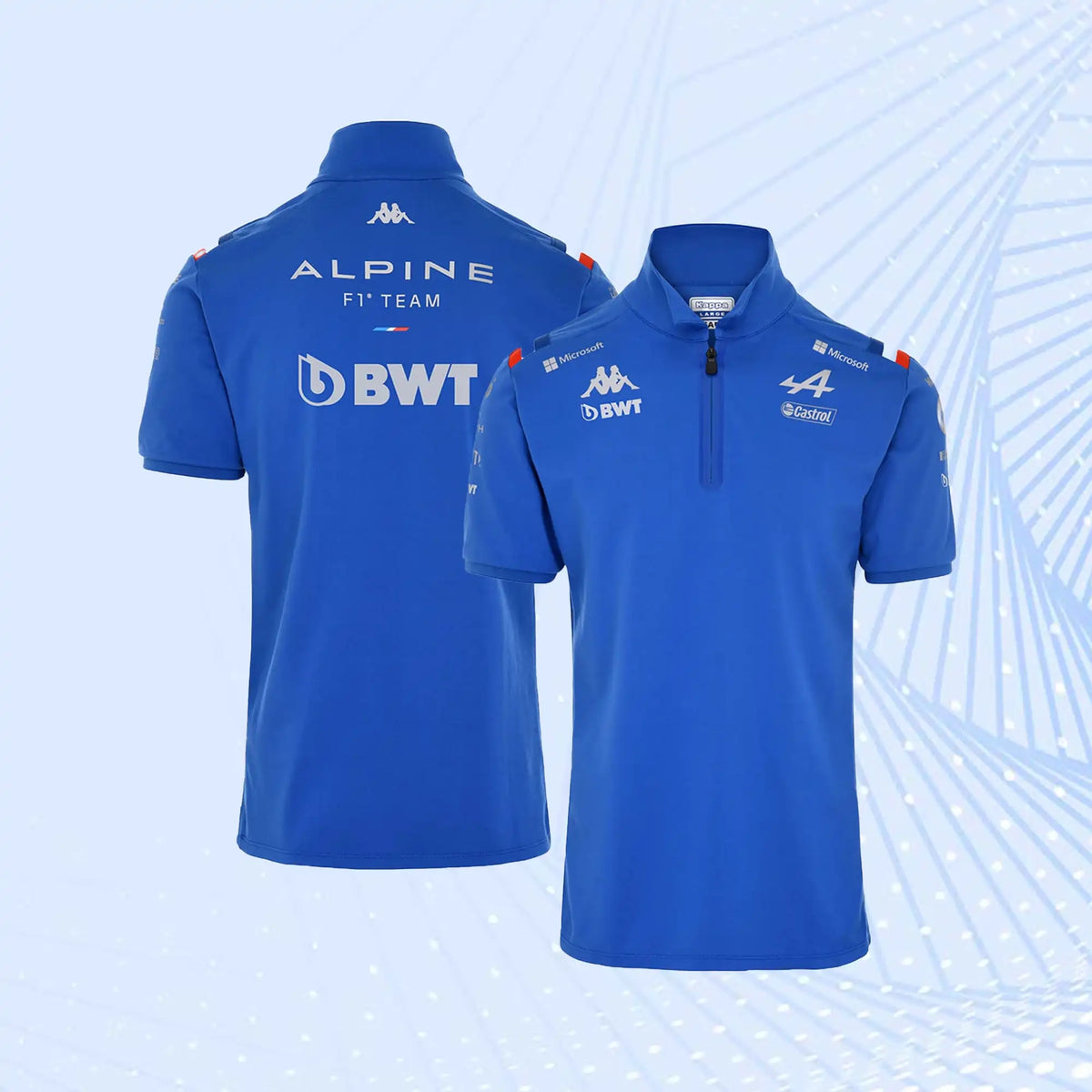 BWT Alpine F1 Team 2022 Polo Shirt- Blue - view 1