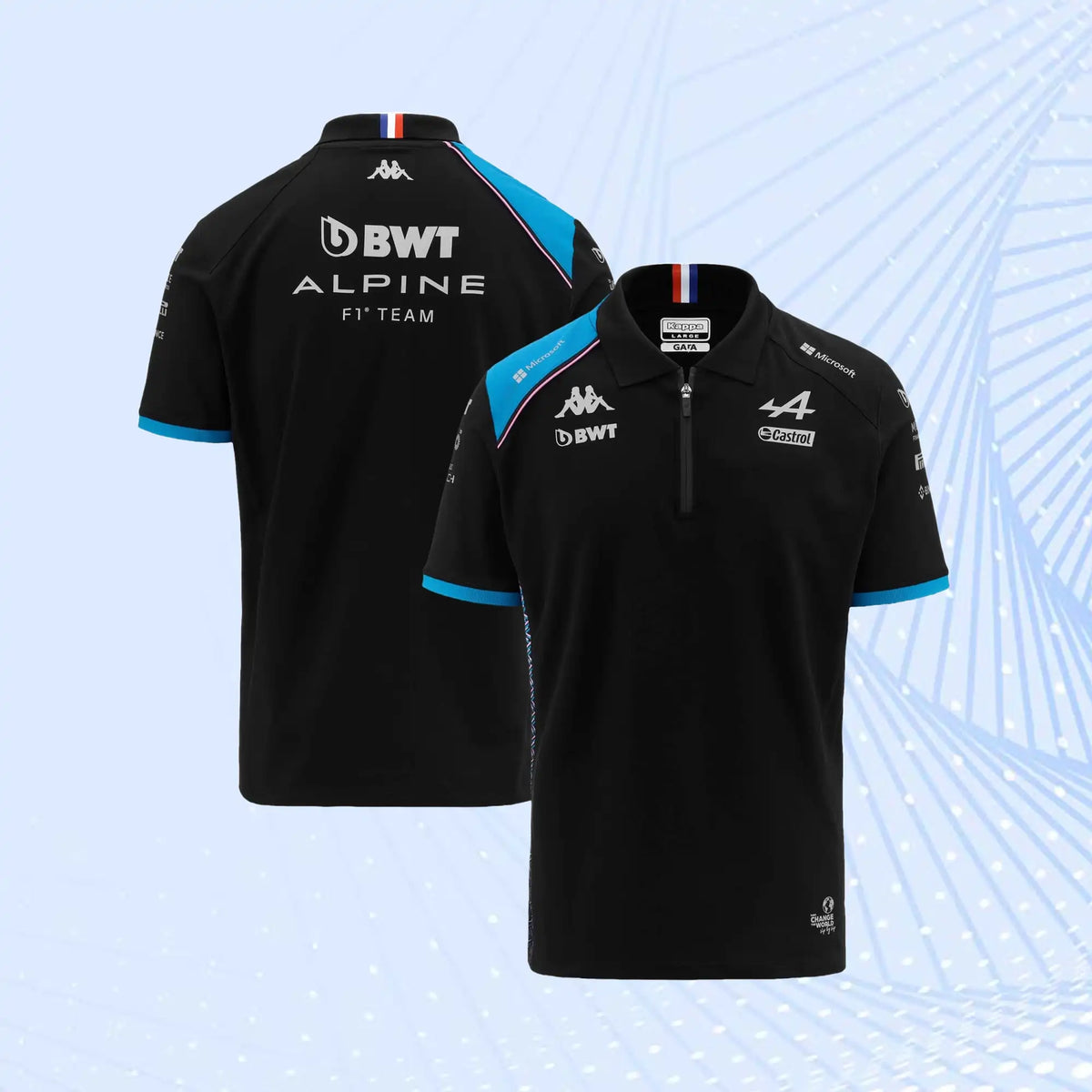 BWT Alpine F1 Team 2023 Polo Shirt- Black - view 1