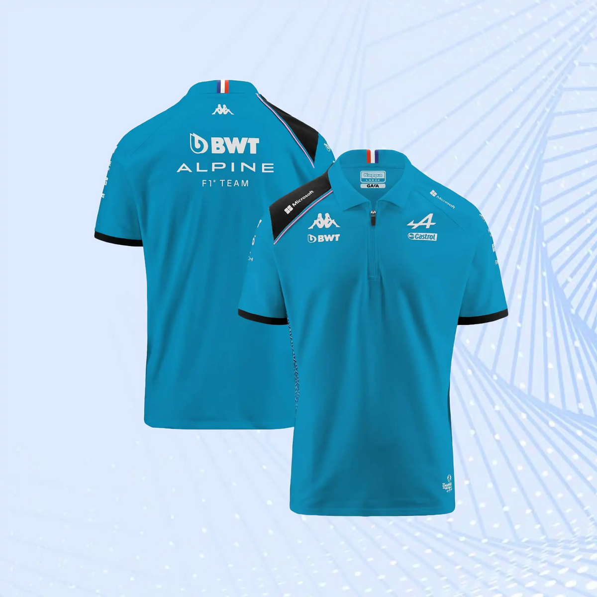 BWT Alpine F1 Team 2023 Polo Shirt- Blue - view 1