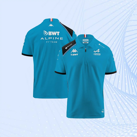 BWT Alpine F1 Team 2023 Polo Shirt- Blue - view 1