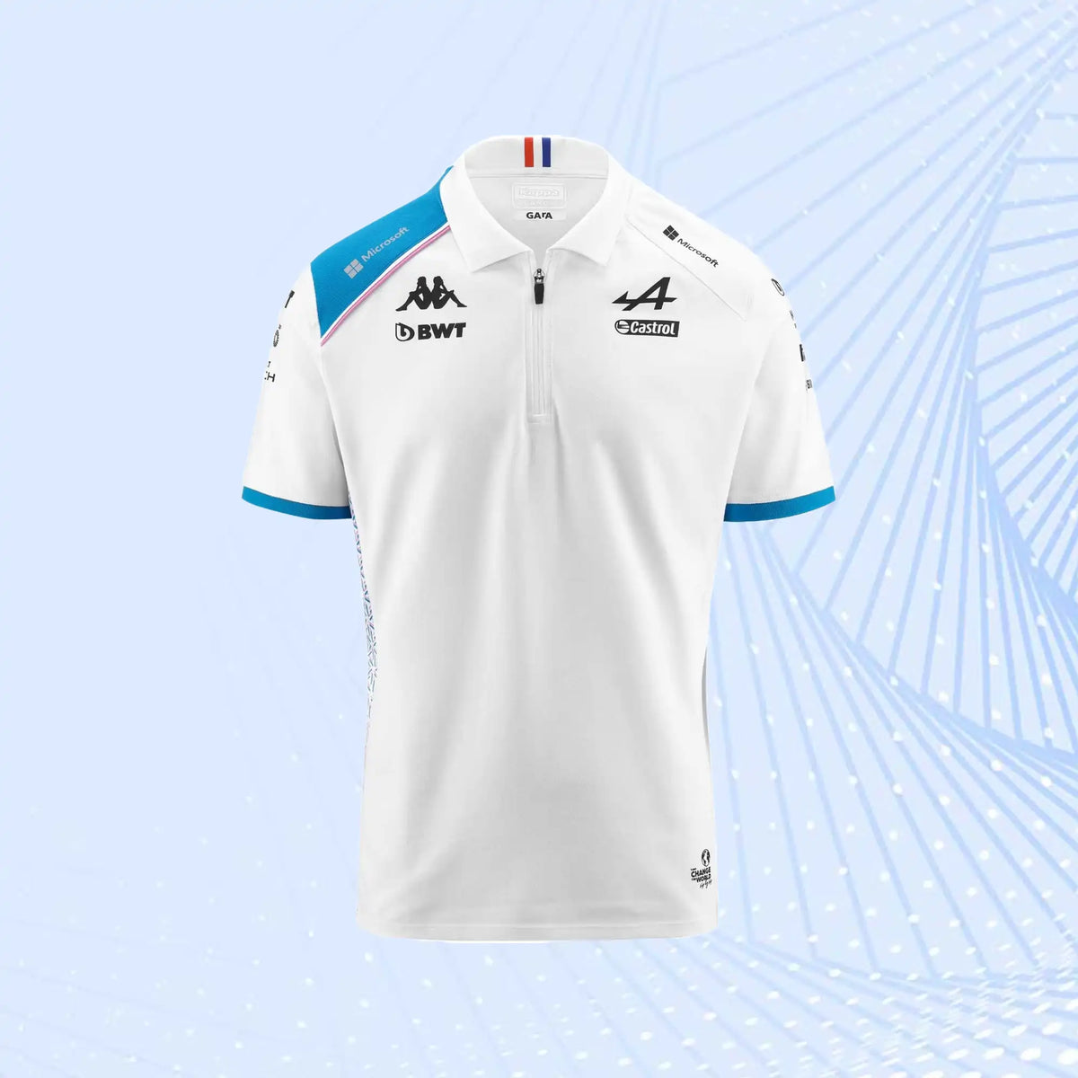 BWT Alpine F1 Team 2023 Polo Shirt- White - view 2