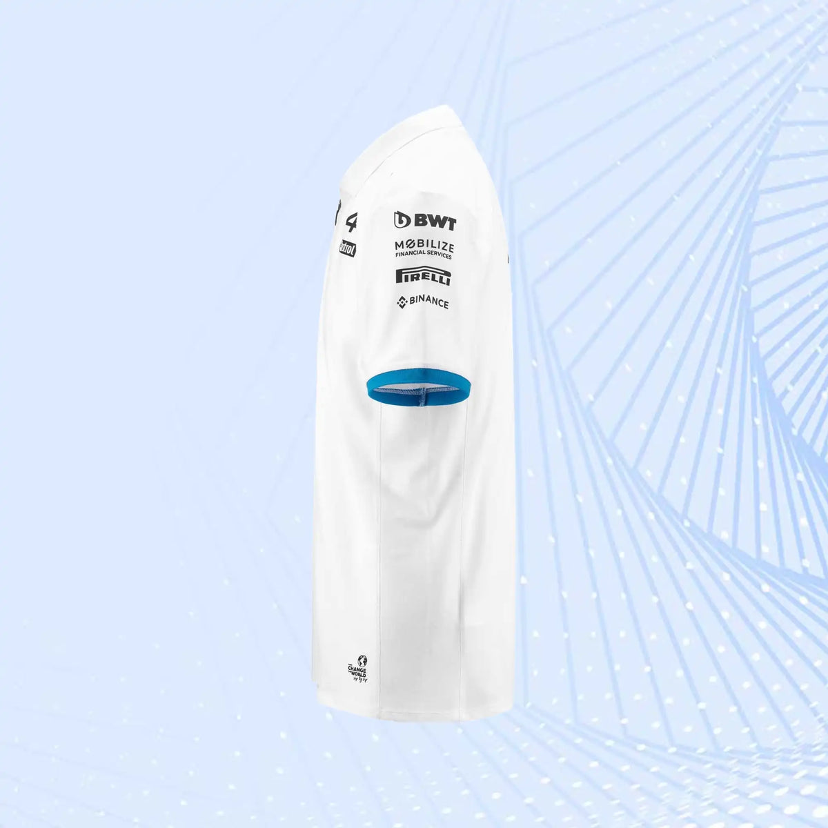 BWT Alpine F1 Team 2023 Polo Shirt- White - view 5
