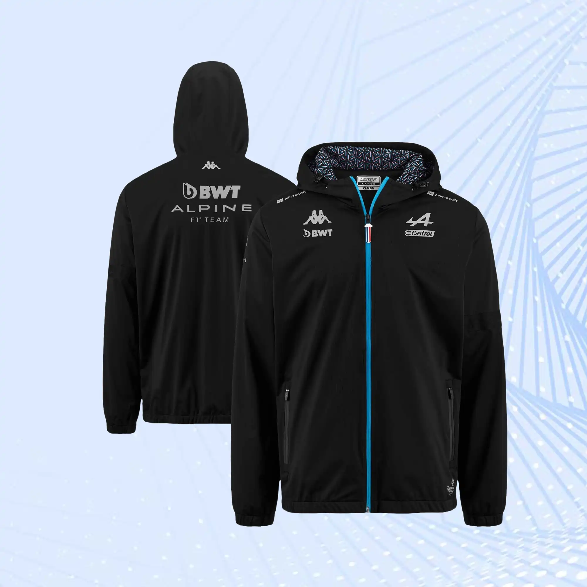 BWT Alpine F1 Team 2023 Rain Jacket - view 1