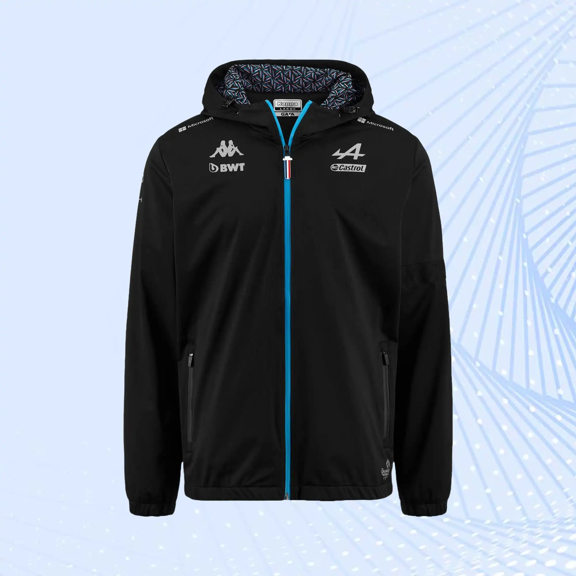BWT Alpine F1 Team 2023 Rain Jacket - view 2