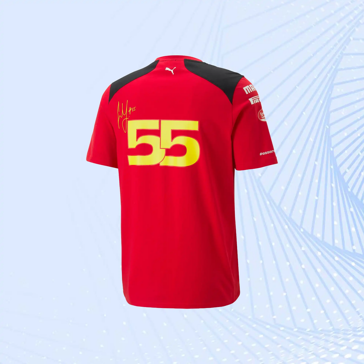 Carlos Sainz 2023 Scuderia Ferrari F1 Team T-Shirt - view 2