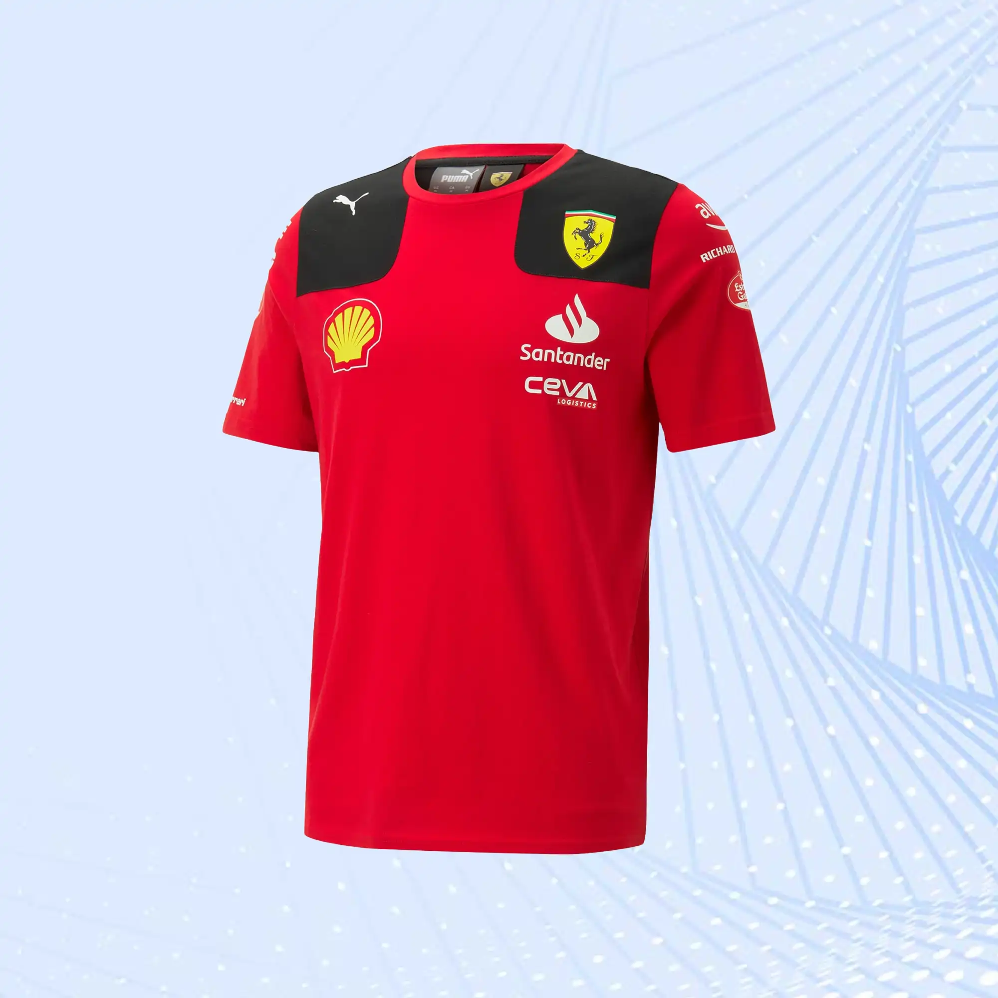 Carlos Sainz 2023 Scuderia Ferrari F1 Team T-Shirt - view 3