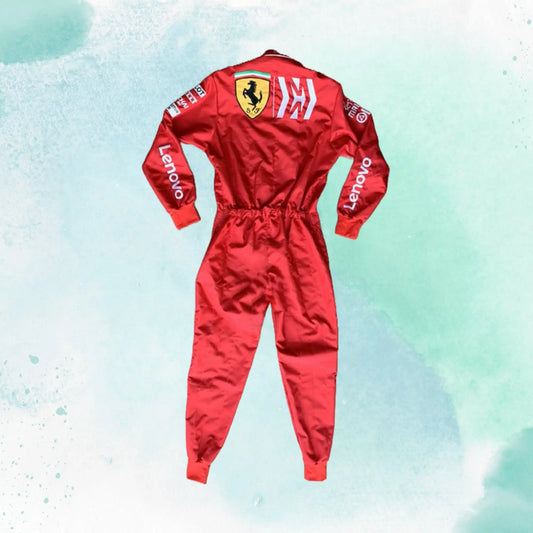 Charles Leclerc 2019 F1 Team Ferrari Mission Winnow Embroidery Replica Race Suit - view 2