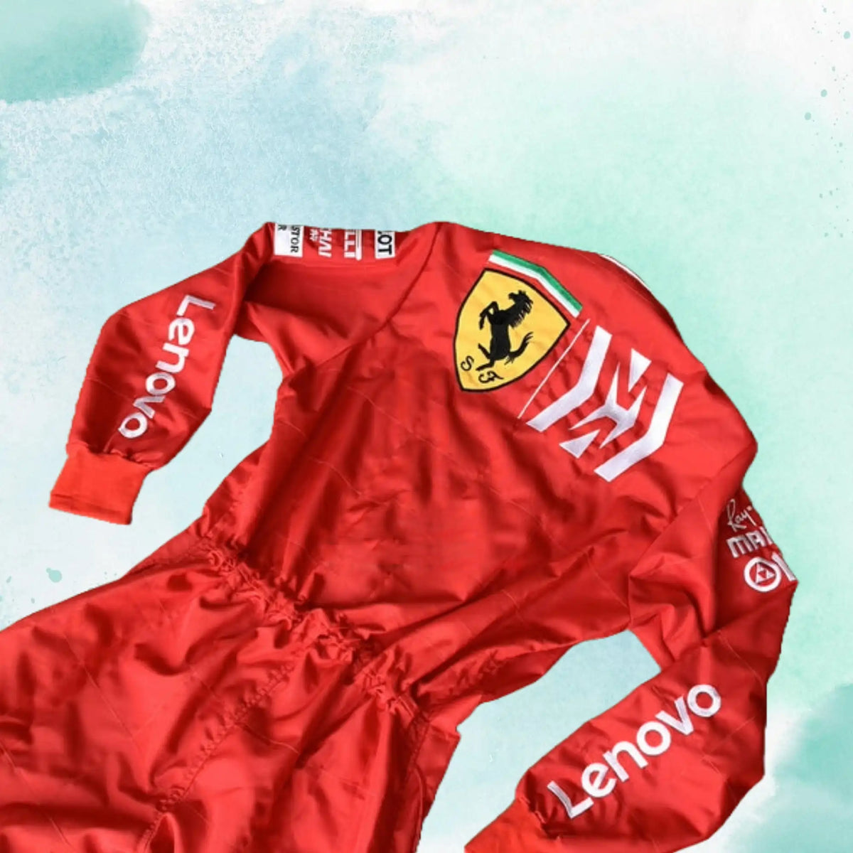 Charles Leclerc 2019 F1 Team Ferrari Mission Winnow Embroidery Replica Race Suit - view 4