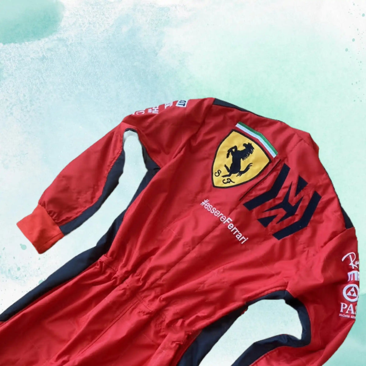 Charles Leclerc 2020 F1 Ferrari Mission Winnow Replica Embroidery Replica Race Suit - view 4