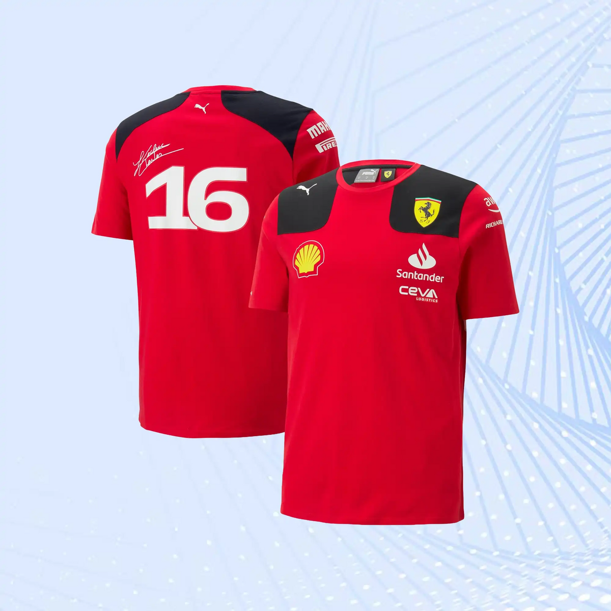 Charles Leclerc 2023 Scuderia Ferrari F1 Team T-Shirt - view 1