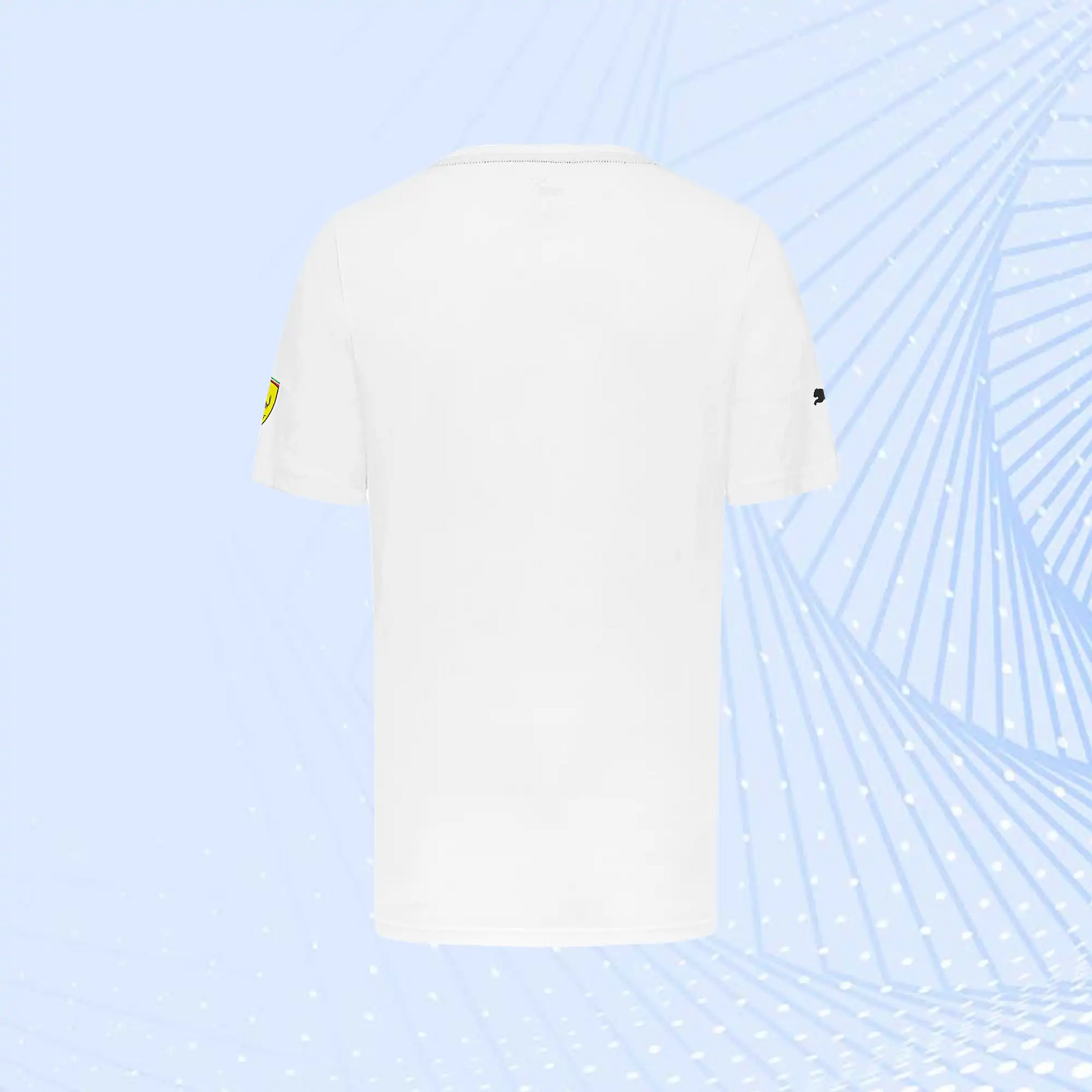 Charles Leclerc F1 Team Scuderia Ferrari Puma Driver T-Shirt- White - view 3