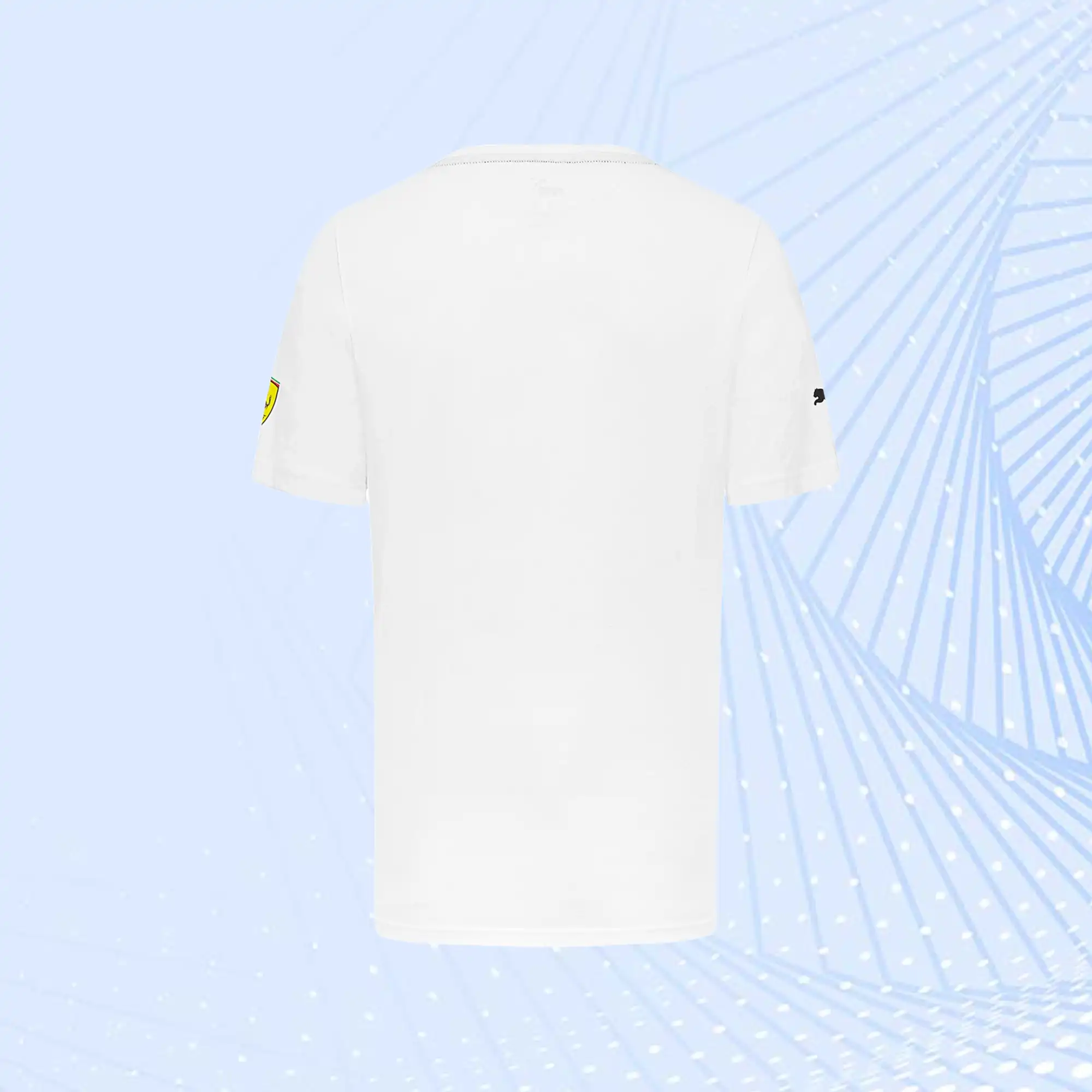 Charles Leclerc F1 Team Scuderia Ferrari Puma Driver T-Shirt- White - view 3