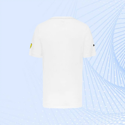 Charles Leclerc F1 Team Scuderia Ferrari Puma Driver T-Shirt- White - view 3