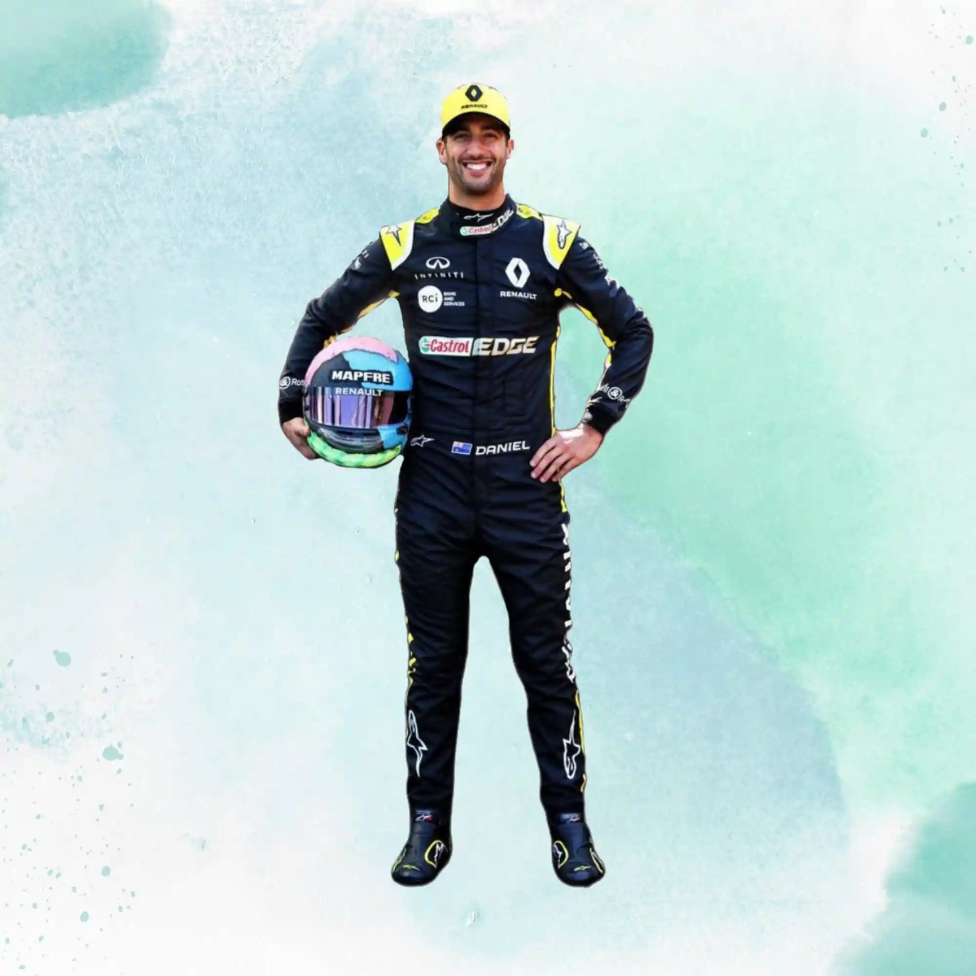Daniel Ricciardo Renault 2019 F1 Team Replica Racing Suit - view 1