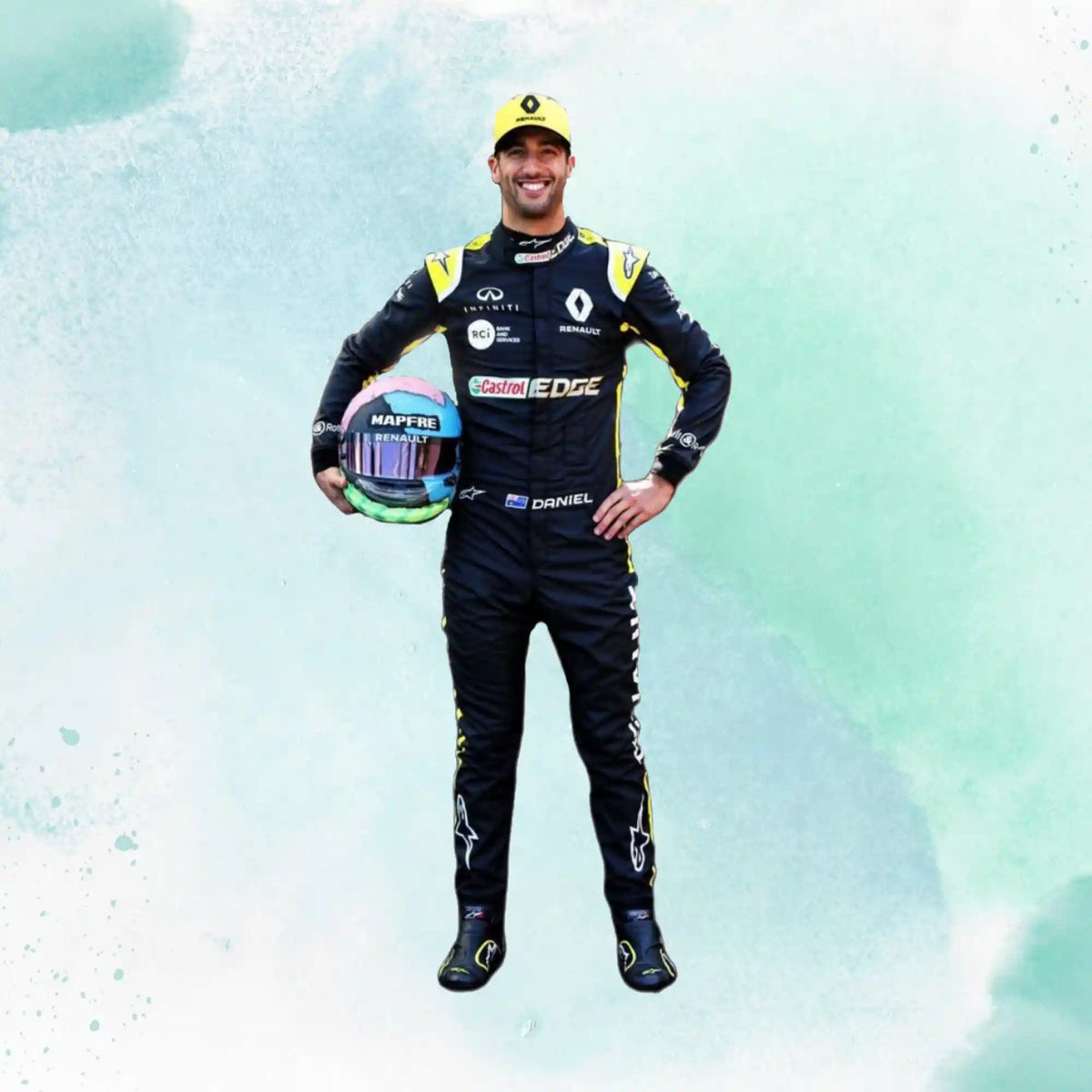 Daniel Ricciardo Renault 2019 F1 Team Replica Racing Suit - view 1