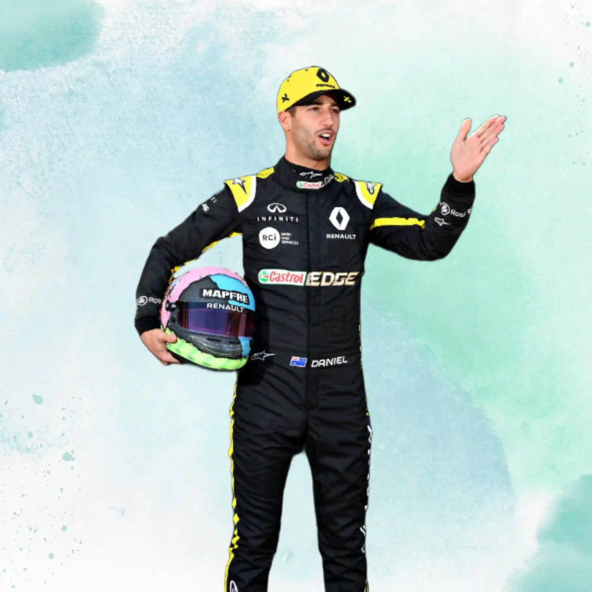 Daniel Ricciardo Renault 2019 F1 Team Replica Racing Suit - view 2