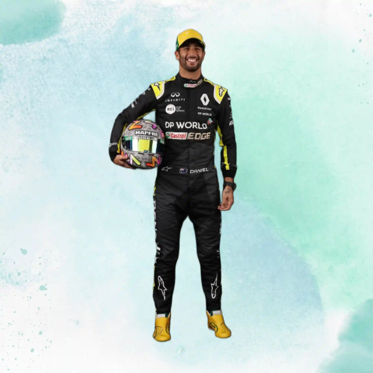 Daniel Ricciardo Renault 2020 F1 Team Replica Racing Suit - view 1