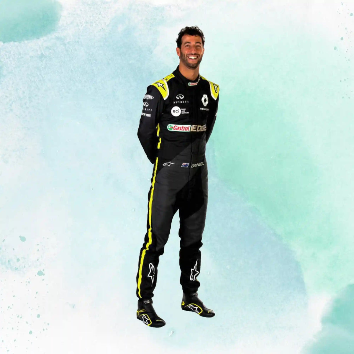 Daniel Ricciardo Renault 2020 F1 Team Replica Racing Suit - view 2