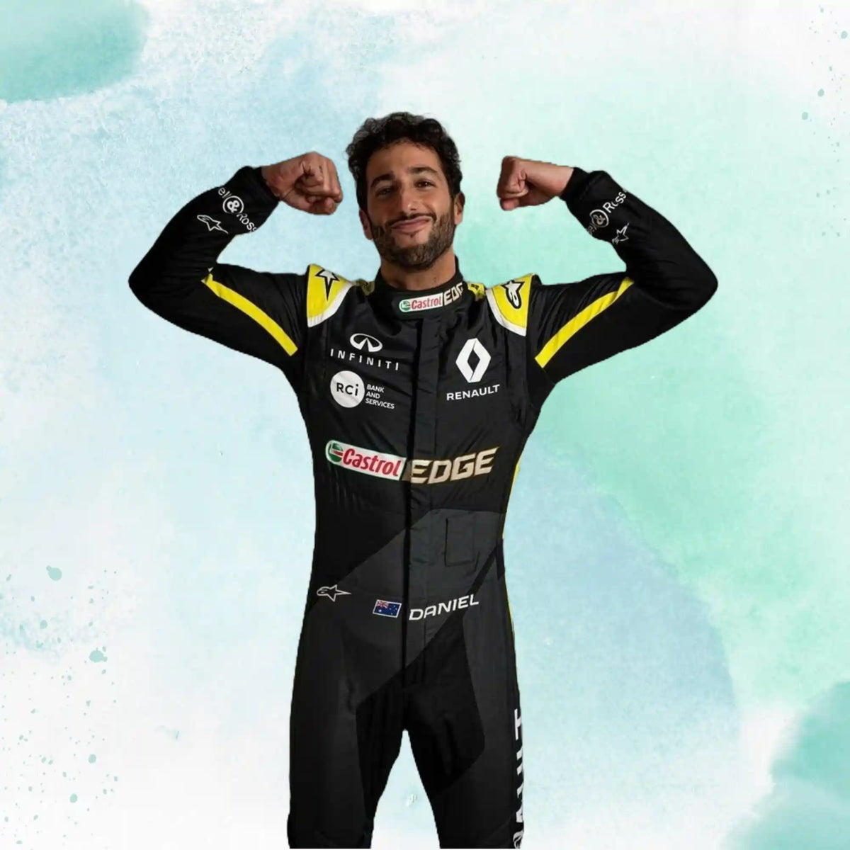 Daniel Ricciardo Renault 2020 F1 Team Replica Racing Suit - view 3