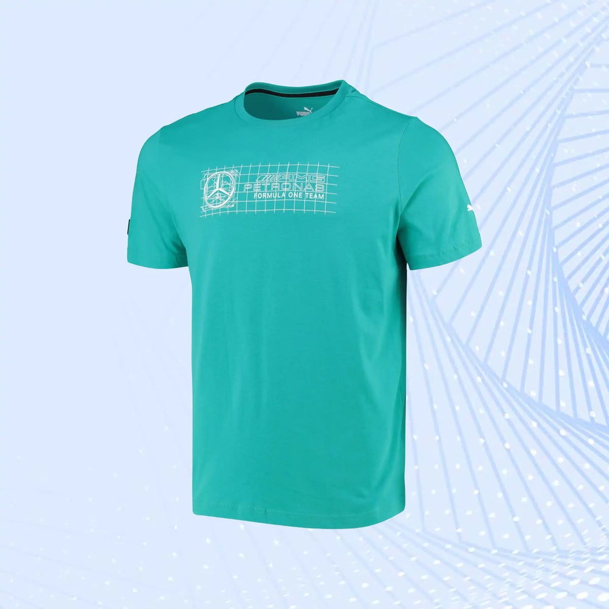 F1 Logo Mercedes AMG Petronas T-Shirt + by Puma- Spectra Green - view 2