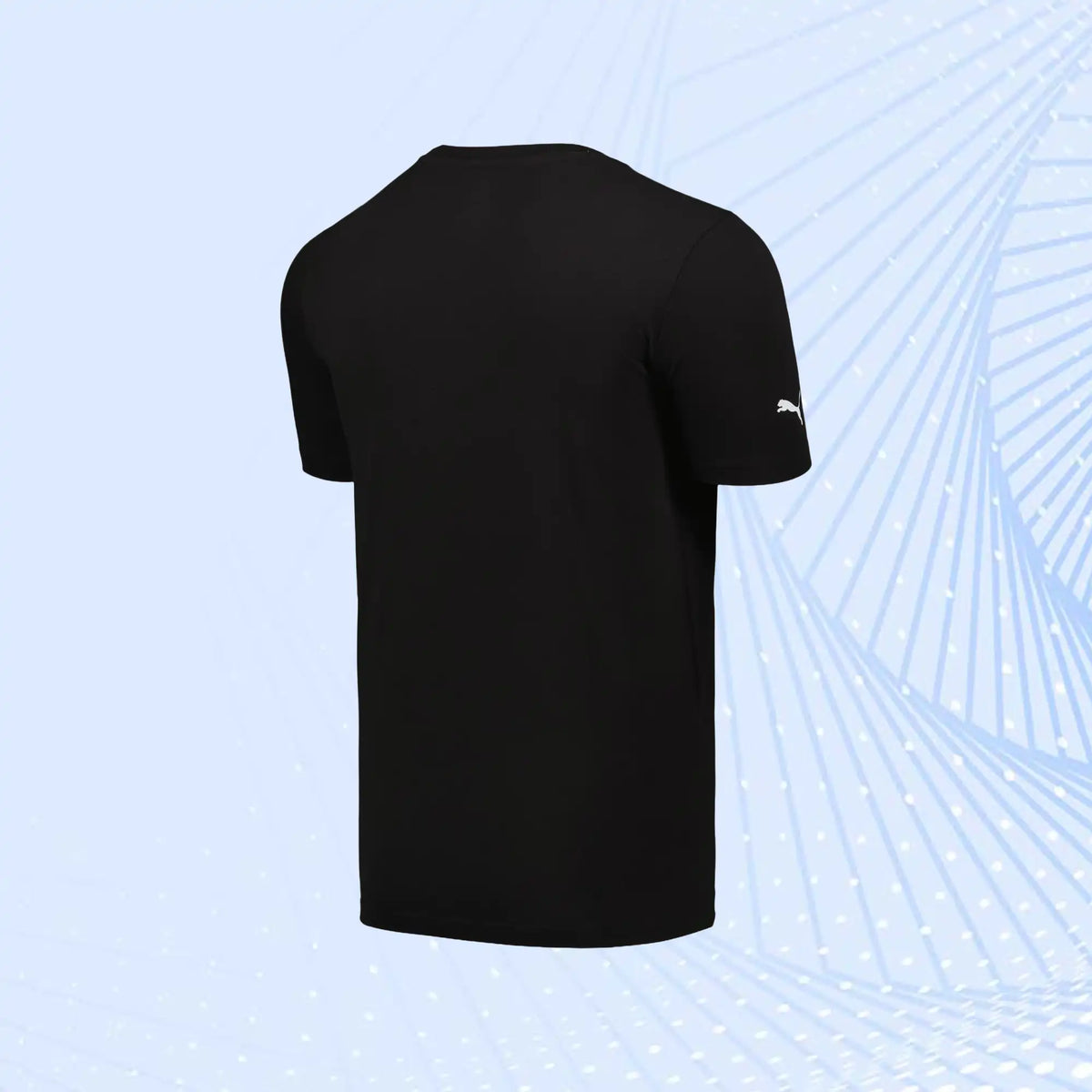F1 Mercedes AMG Petronas Car Graphic T-Shirt by Puma- Black - view 3