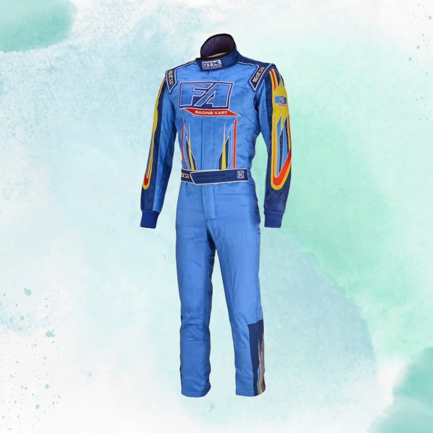 FA Karting Overall OMP Go Kart Replica Racing Sublimation Printed Suit 2016- 2019 - view 2