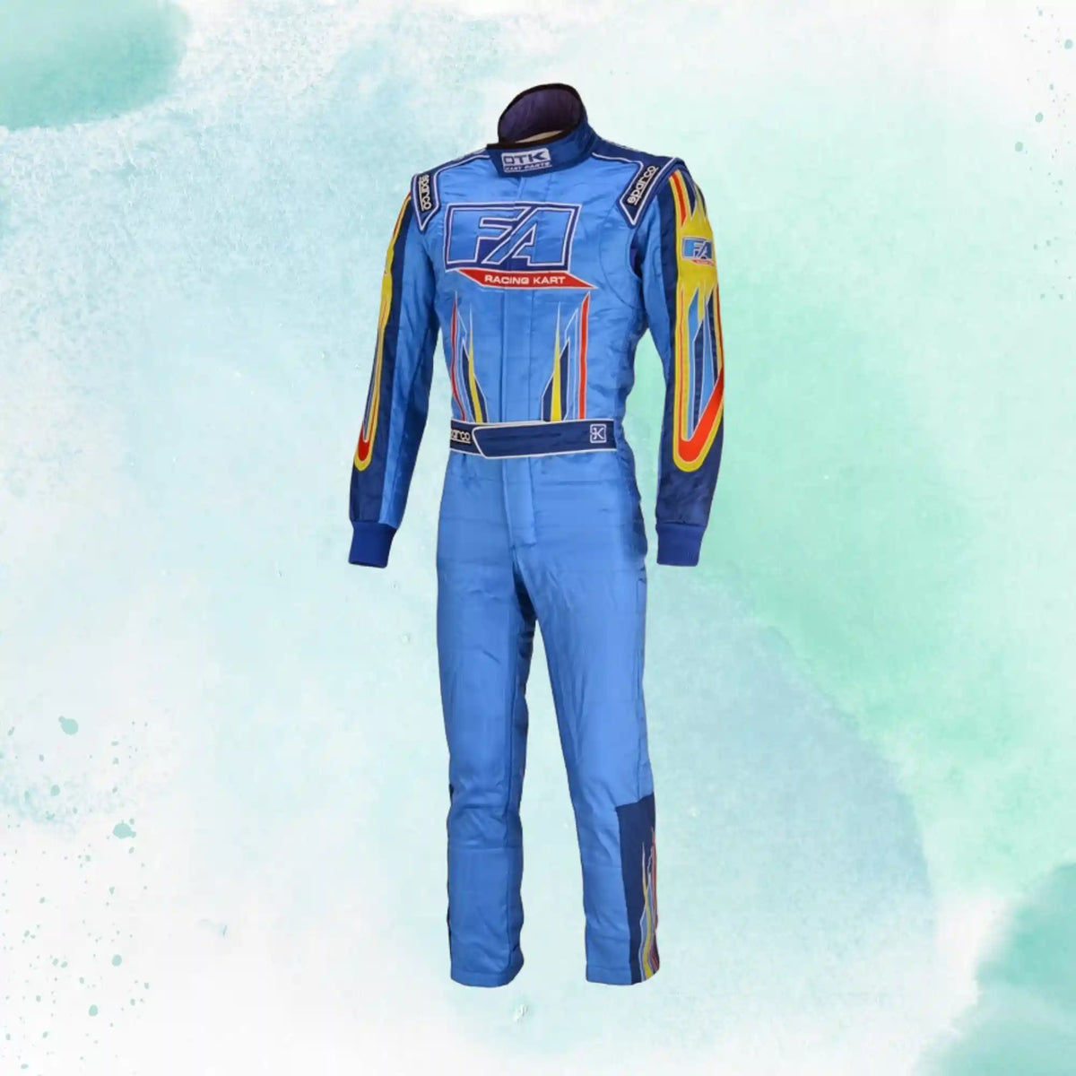 FA Karting Overall OMP Go Kart Replica Racing Sublimation Printed Suit 2016- 2019 - view 2
