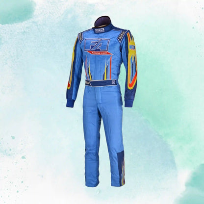 FA Karting Overall OMP Go Kart Replica Racing Sublimation Printed Suit 2016- 2019 - view 2