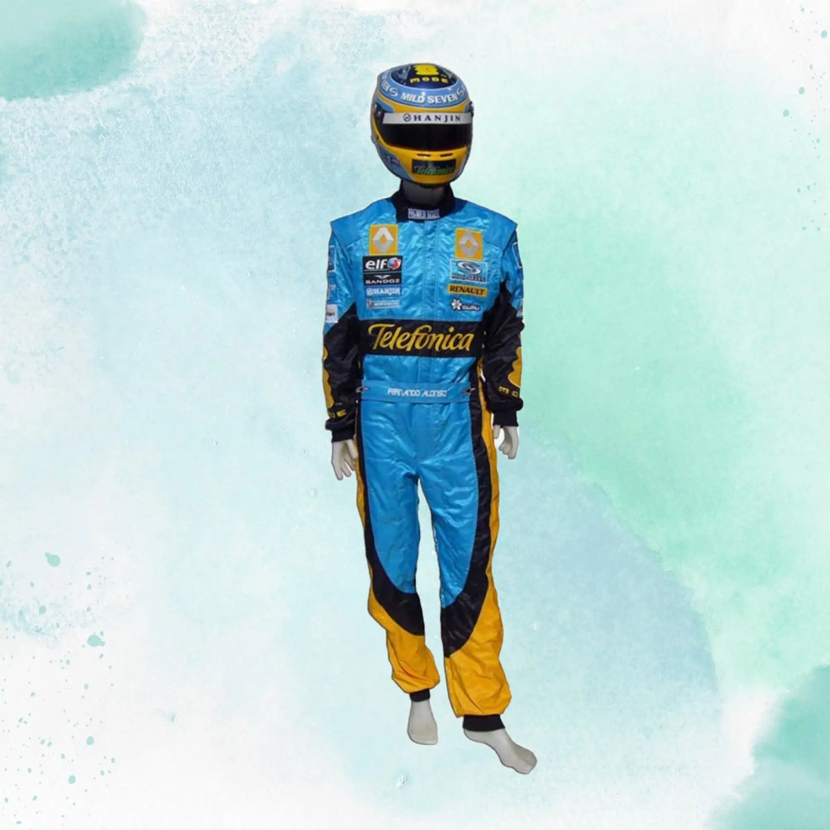 Fernando Alonso 2006 F1 Replica Embroidery Race Suit / Renault F1 - view 1