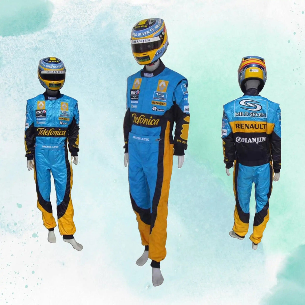 Fernando Alonso 2006 F1 Replica Embroidery Race Suit / Renault F1 - view 3