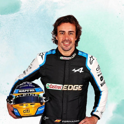 Fernando Alonso 2021 Replica Racing Suit F1 Team Alpine - view 2